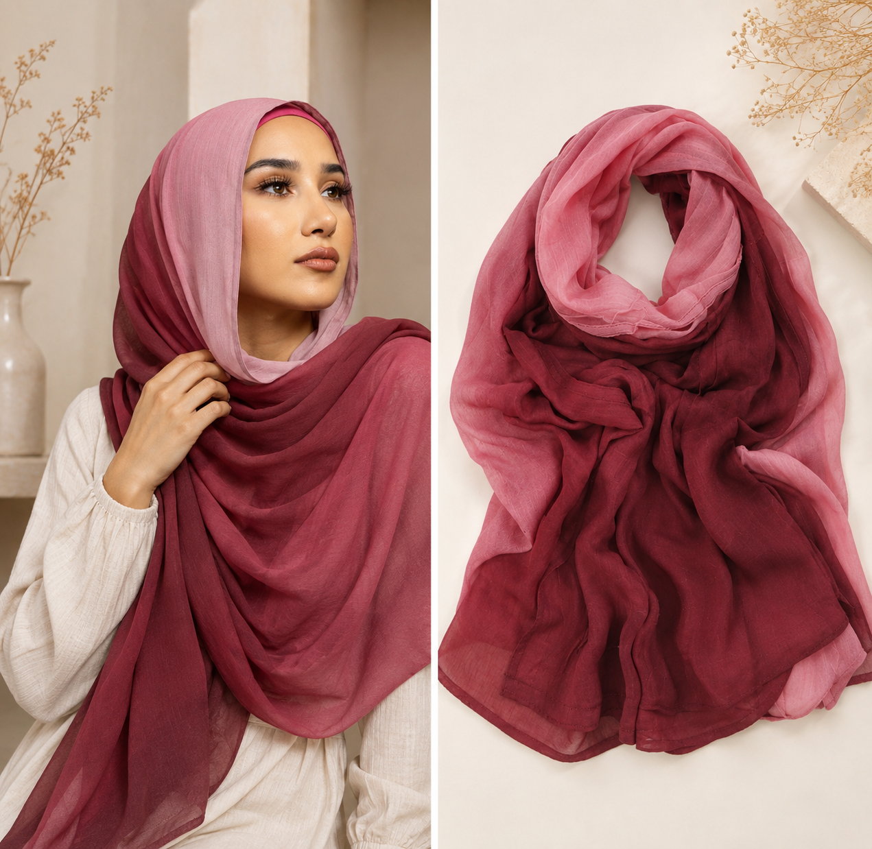 Sahara Ombré Cotton Hijab