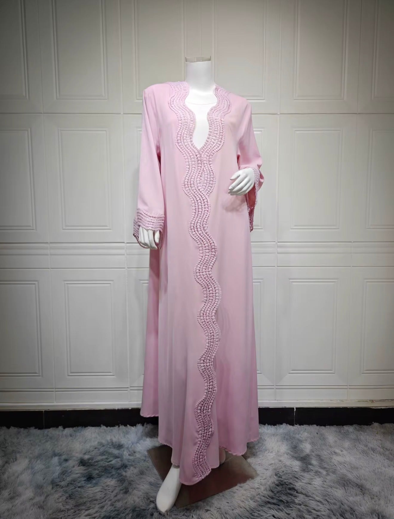 Threadwork Open Abaya - Single