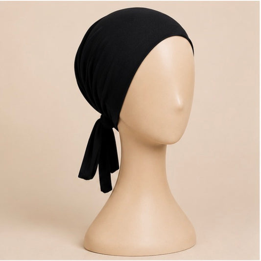 Satin-Lined Under Cap Tie Back