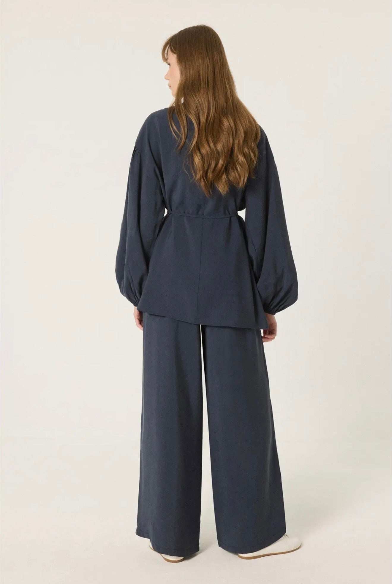 Modal Balloon Sleeve Co-Ord Set
