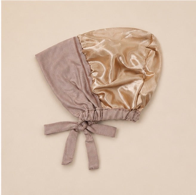Satin-Lined Under Cap Tie Back