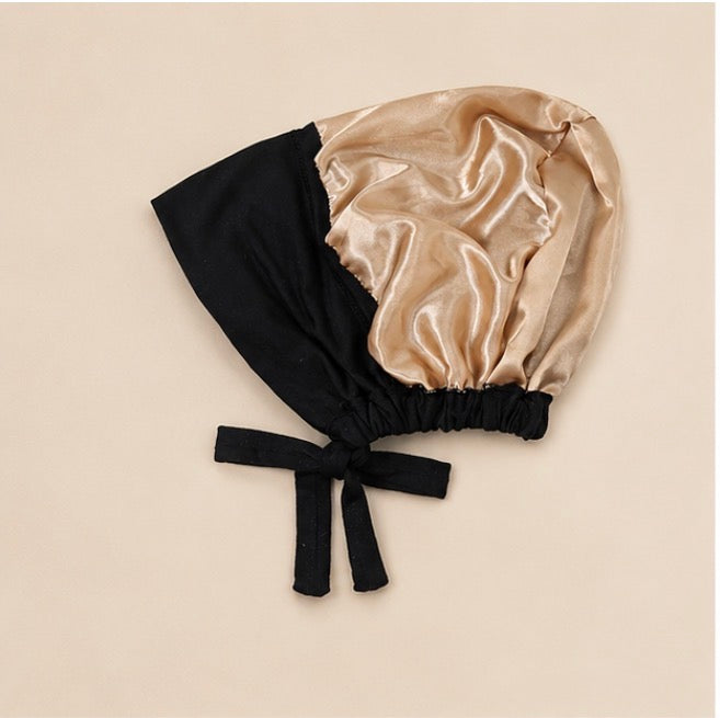 Satin-Lined Under Cap Tie Back