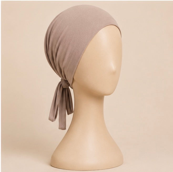 Satin-Lined Under Cap Tie Back