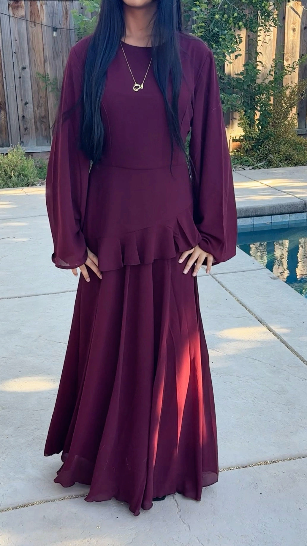 Grace Ruffle Maxi Dress